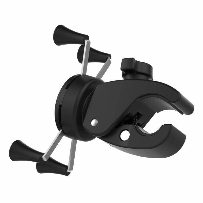 RAM-HOL-UN7-400-2U RAM® X-Grip® Phone Mount with Low-Profile Small Tough-Claw™ from rear