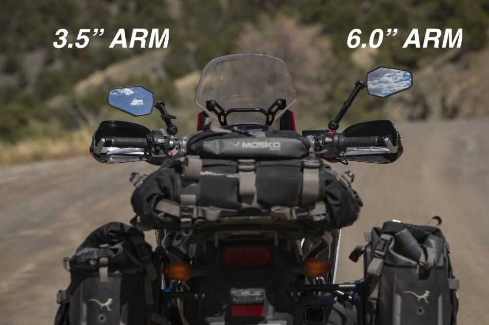 DoubleTake Adventure mirror with arm options - 3.5 v 6.0