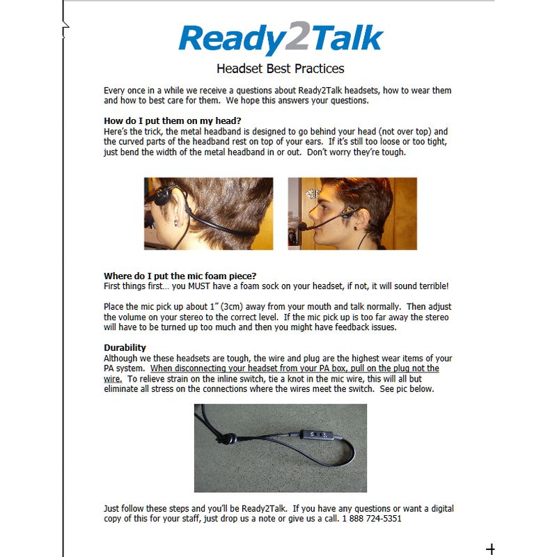 Ready2Talk Plug-in Public Address / PA System for Minibus - wired Microphone