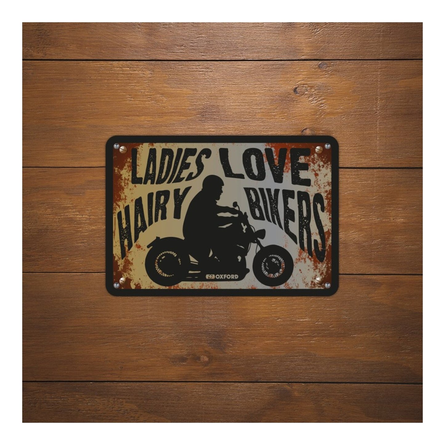 Oxford Garage Metal Sign: Ladies Love Hairy Bikers