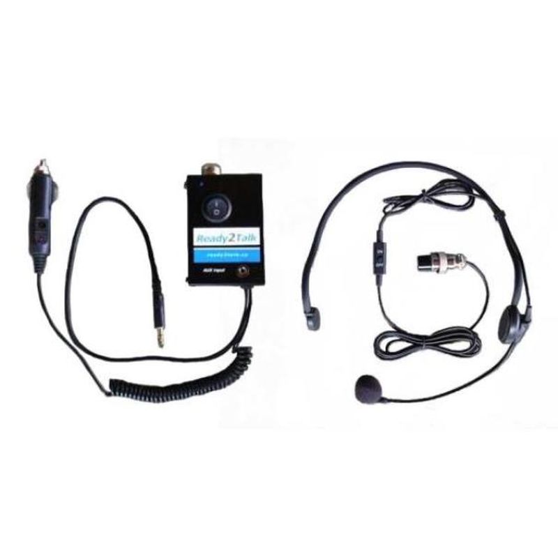 Ready2Talk Plug-in Public Address / PA System for Minibus - wired Microphone