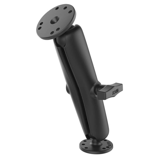 RAM-101U-D C series long arm with two round base plates