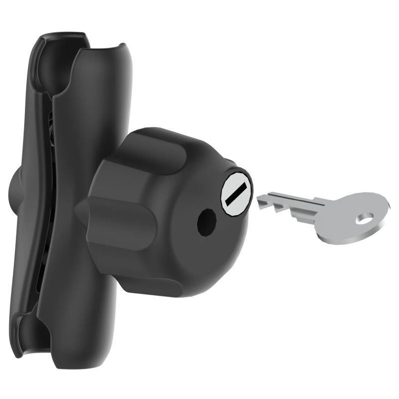 RAM-101U-L RAM® Double Ball Mount with Key Lock Knob - Medium