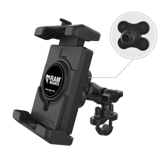 RAM-HOL-PD7VBU RAM® Quick-Grip™ Pro XL Phone Holder with Ball and Vibration Damper
