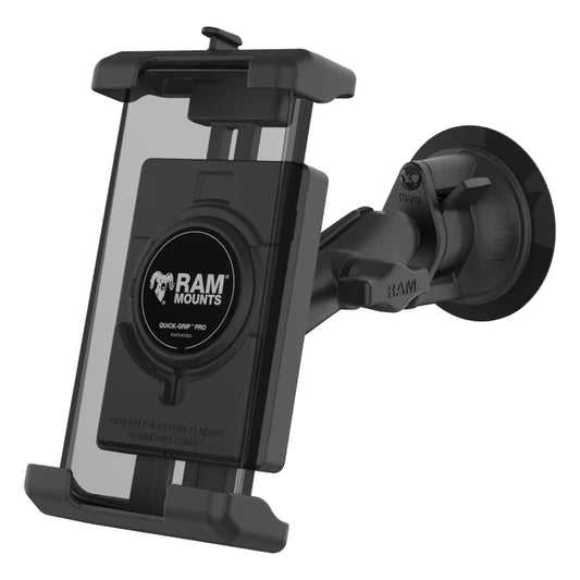RAM-B-166-PD7U RAM® Quick-Grip™ Pro XL Phone Mount with Twist-Lock™ Suction Cup