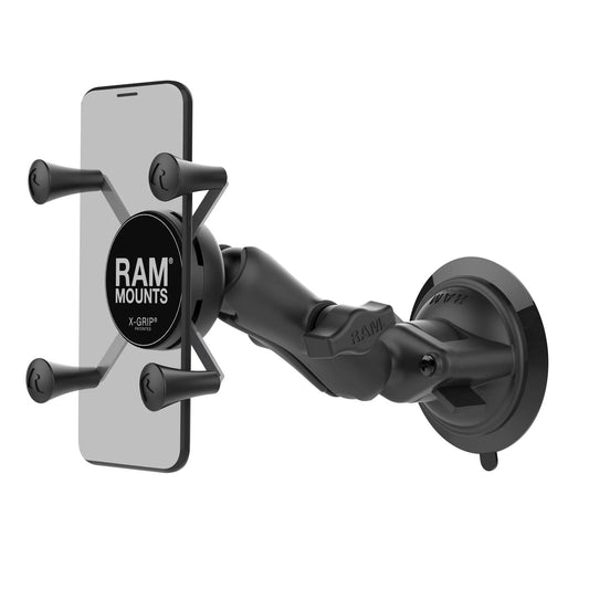 RAM-B-166-UN7U RAM® X-Grip® Phone Mount with RAM® Twist-Lock™ Suction Cup