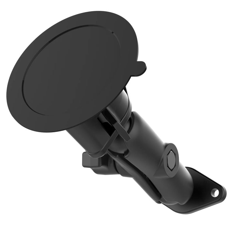 RAM-B-166U RAM® Twist-Lock™ Suction Cup Double Ball Mount - Medium Arm from rear