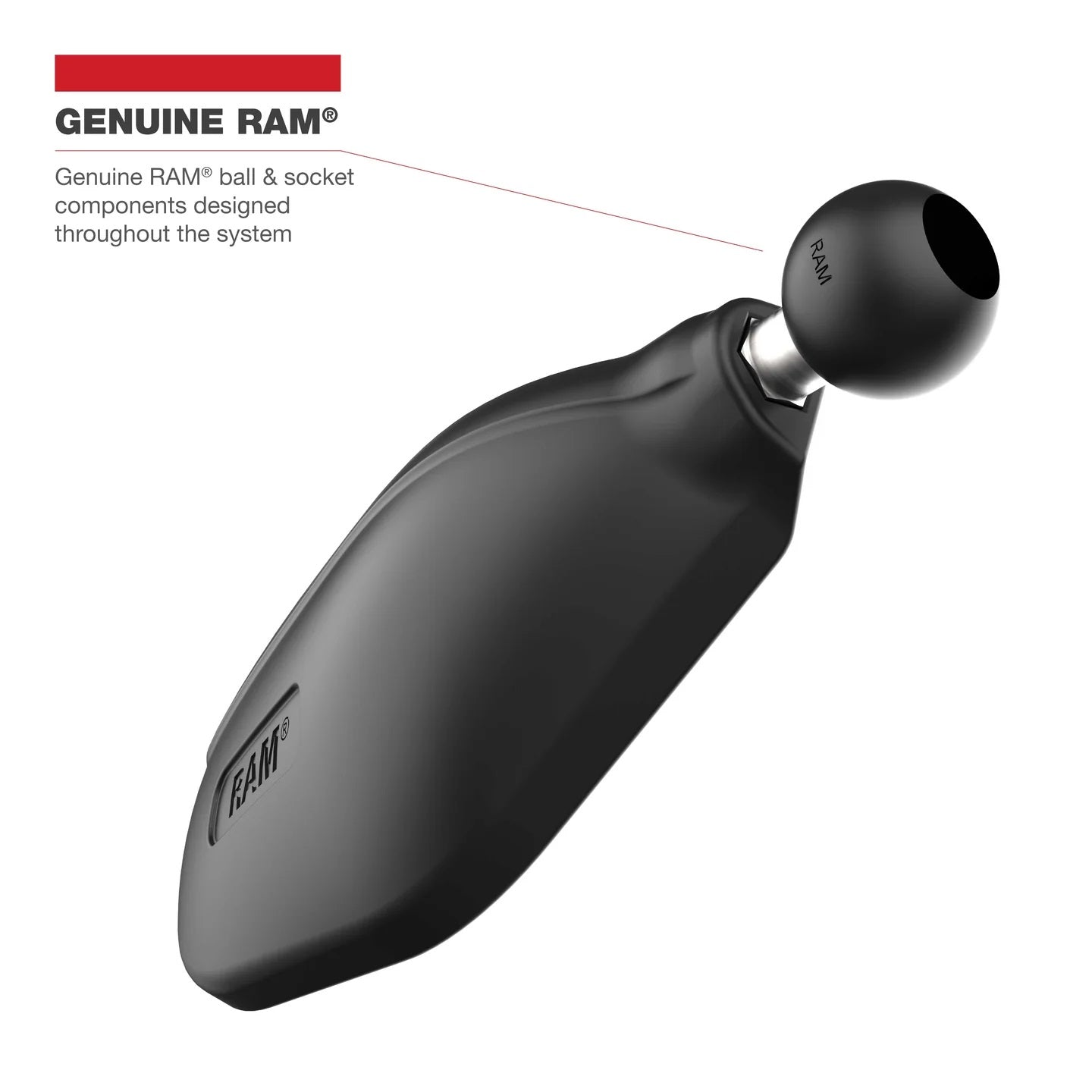 RAM-B-465 Tough Mirror - ball and socket