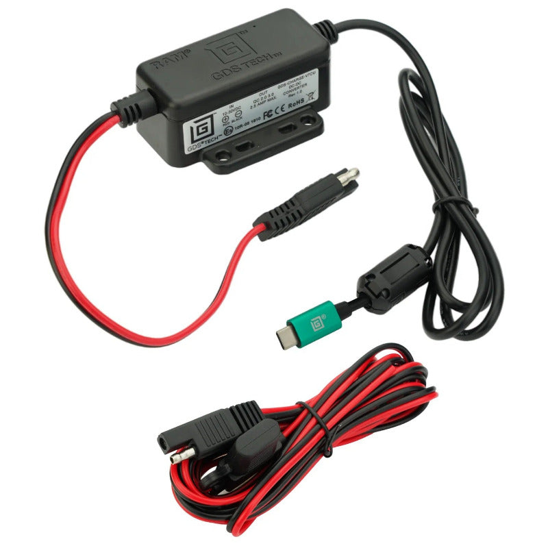 RAM-GDS-CHARGE-V7CU GDS® Modular 10-30V Hardwire Charger with Male USB Type-C