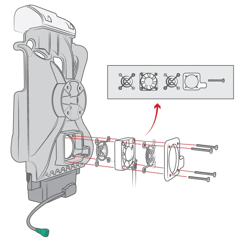 RAM-GDS-FAN1U GDS® Fan Accessory for GDS® Tough-Dock™ installation