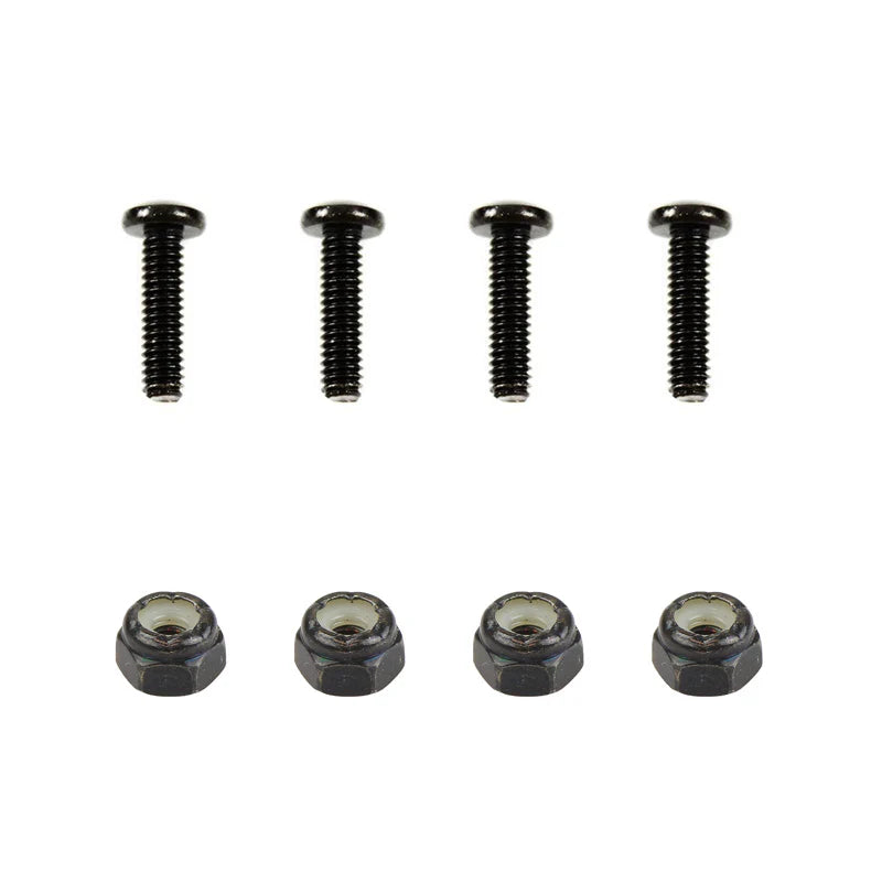 RAM Hardware for RAM Cradles - Four #8-32 x 5/8" Screws & Four Nylock Nuts