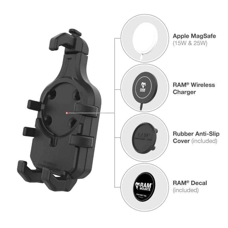 RAM-HOL-PD5U RAM® Quick-Grip™ Pro Phone Holder - features