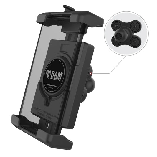 RAM-HOL-PD7VBU RAM® Quick-Grip™ Pro XL Phone Holder with Ball and Vibration Damper