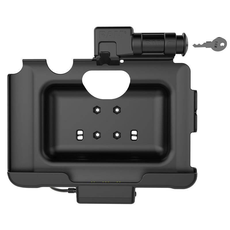 RAM-HOL-SAM57PKLU RAM Skin Key Lock Powered Cradle Tab Active4 Pro Tab Active Pro empty
