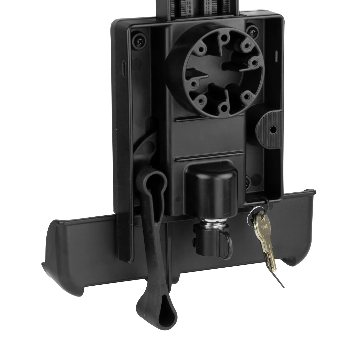 RAM-HOL-TABL34U RAM® Tab-Lock™ Holder for Panasonic FZ-G2 & FZ-A3, Getac UX10 + More - locking mechanism
