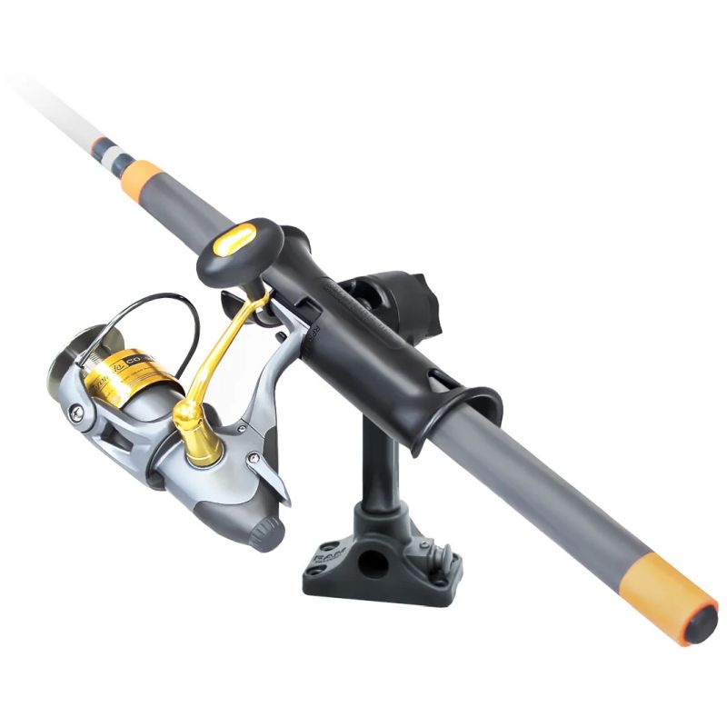 RAP-390-BMPU RAM® Tube Jr.™ Rod Holder with Bulkhead/Flat Surface Base - 6" Post