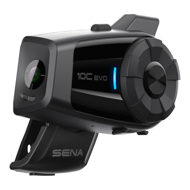 Sena 10C Evo Bluetooth Camera & Comm System with helmet clip