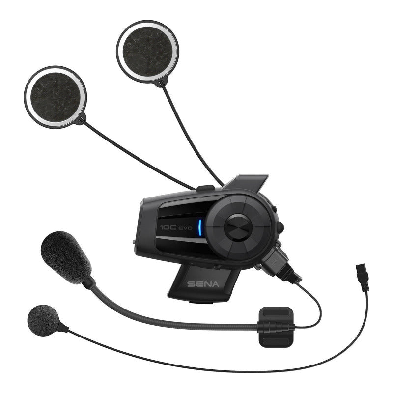 Sena 10C Evo Bluetooth Camera & Comm System with HD Speaker - showing mic options