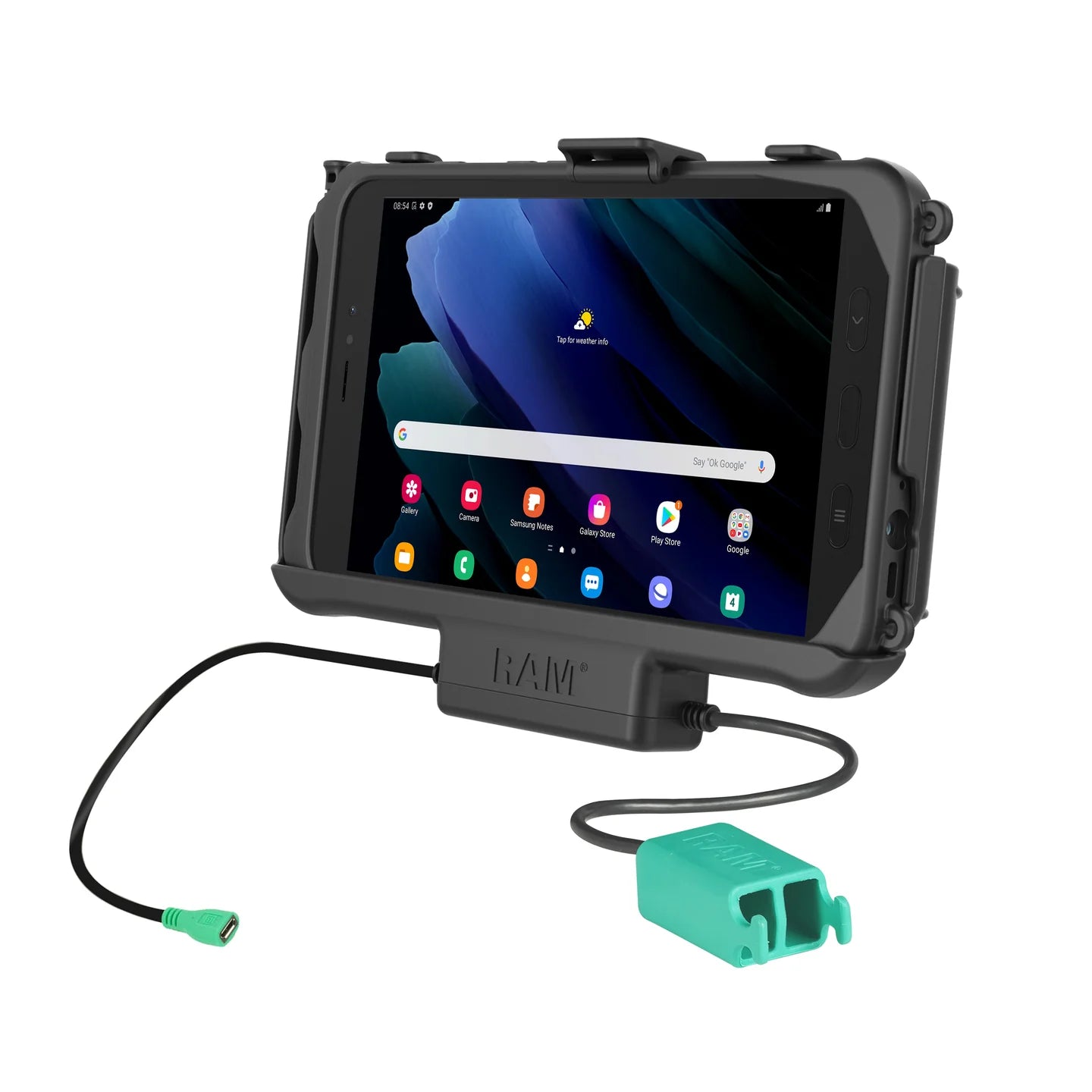 RAM® EZ Roll'r™ Dual USB Dock for Samsung Tab Active5, 3 & 2