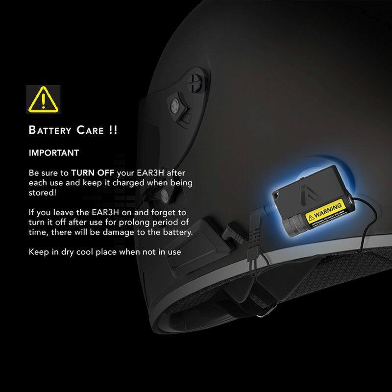 iASUS EAR3 Amplifier - battery care