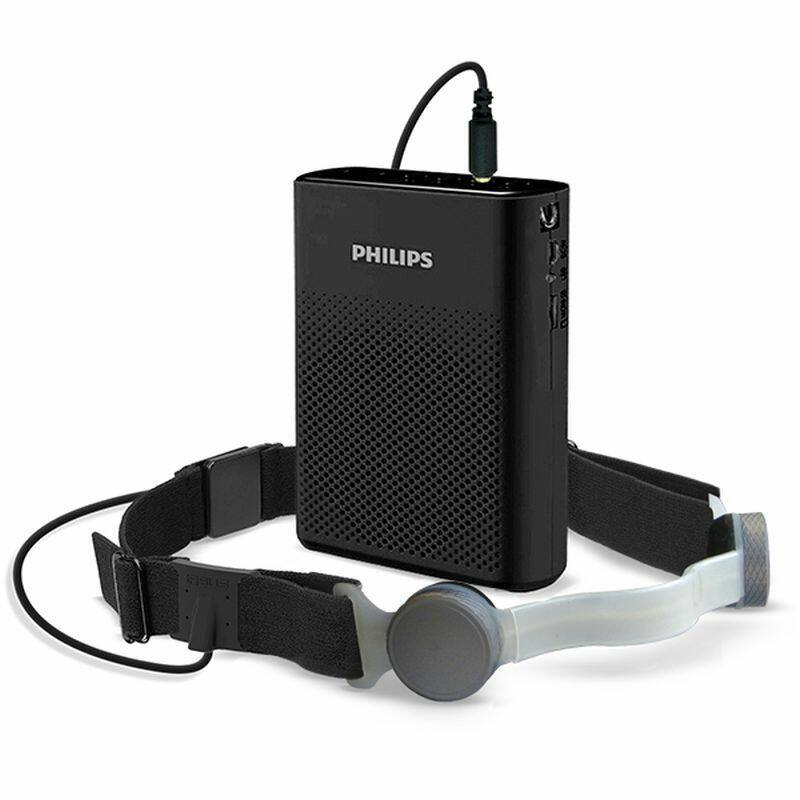 IA-FR-SPKR-PHILIPS-BK Throat Mic & Speaker Amplifier Kit (Black)
