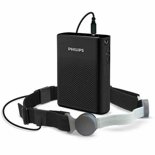 IA-FR-SPKR-PHILIPS-BK Throat Mic & Speaker Amplifier Kit (Black)