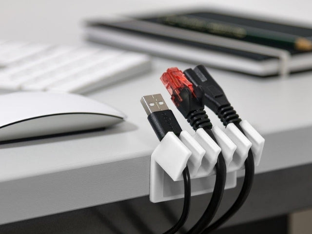 Goobay Cable Management 5 Slots Plastic white