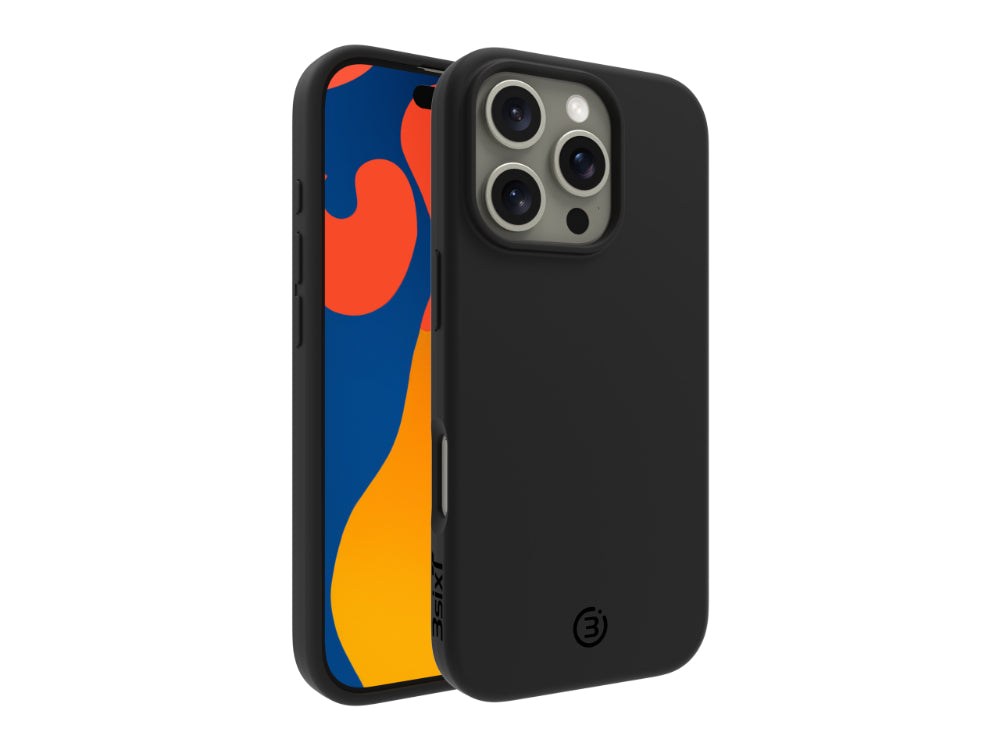 3sixT PureFlex+ Silicone - iPhone 16 Pro - (MS) Black