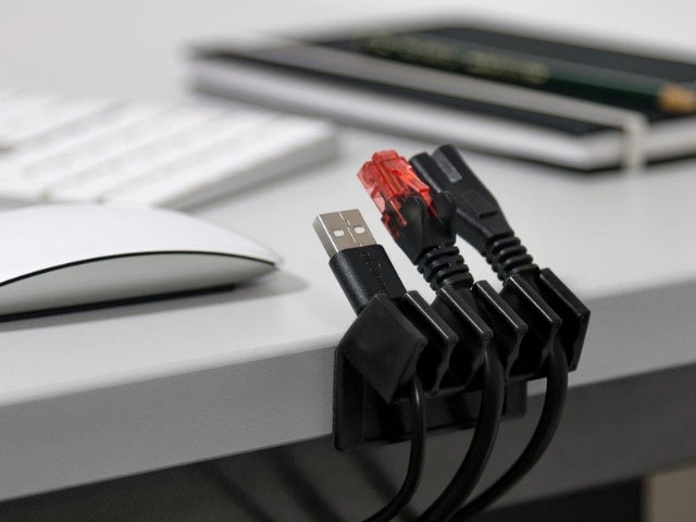 Goobay Cable Management 5 Slots Plastic black