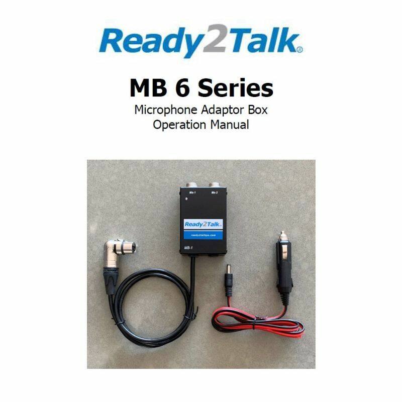 Ready2Talk MB6 manual page 1