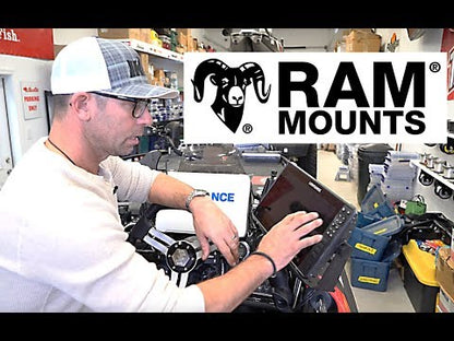 RAM Marine Humminbird Helix 5 Series mount - "HEAVY USE" - Medium Arm