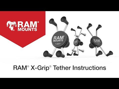 RAM X-Grip Universal Smartphone Cradle - Yoke Clamp Mount (composite)
