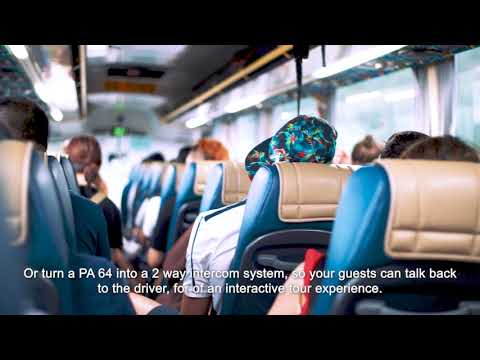 Ready2Talk PA64 Amplified PA system for buses, vans and coaches