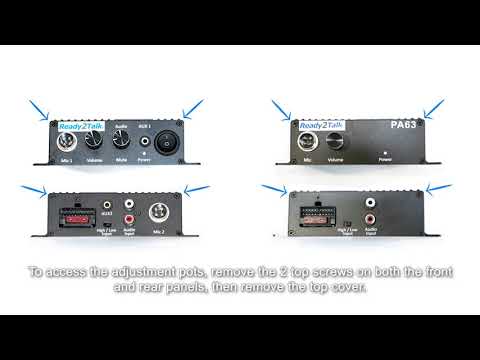Ready2Talk PA 63 / PA 64 Installation Concept - Set up - Testing