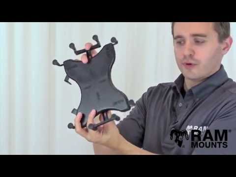 RAM Universal X Grip® Cradle for 12 Tablets video