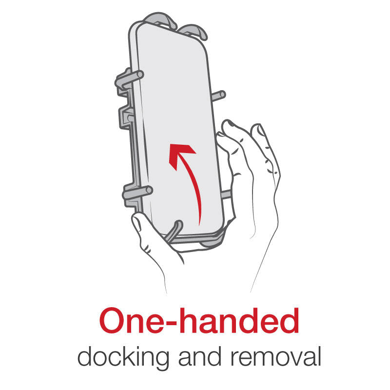 RAM quick-grip allows for single handed removal and insertion