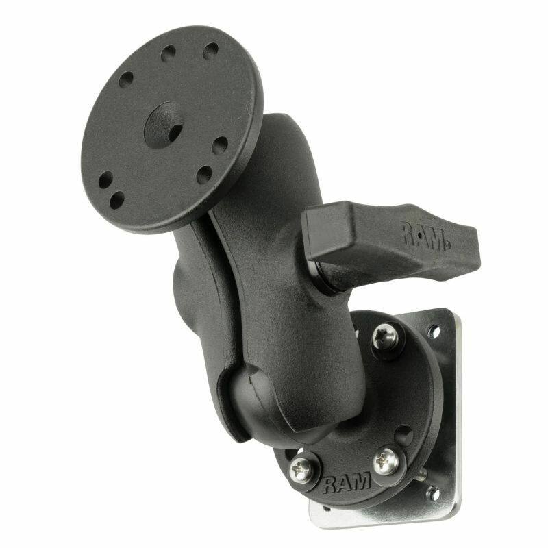 RAM-101-B-225B2U RAM® Drill-Down Dashboard Mount with Backing Plate - C Size Short