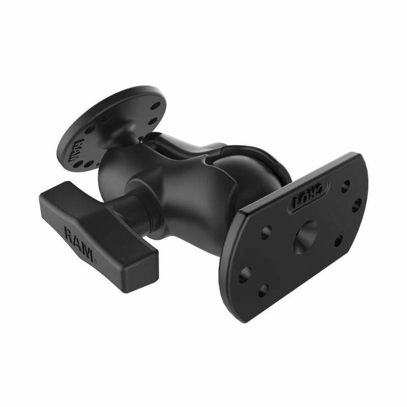 RAM-101U-B-CRO1 RAM® Universal Double Ball Mount for Crown Work Assist® with short arm from rear