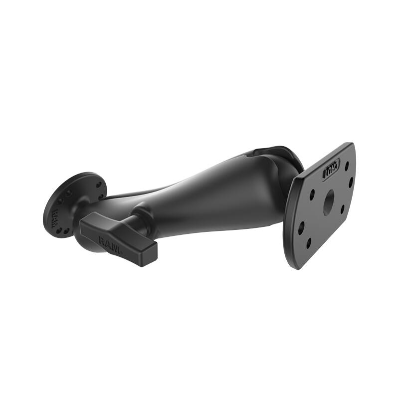 RAM-101U-D-CRO1 RAM® Universal Double Ball Mount for Crown Work Assist® - long arm from rear