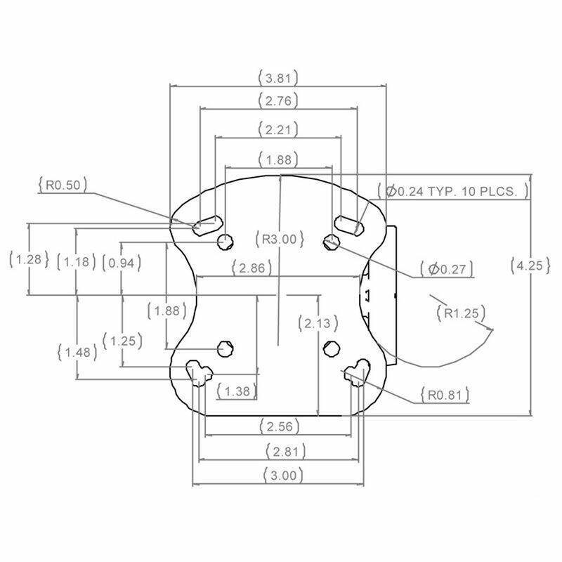ram-107Bu drawing file and hole patterns