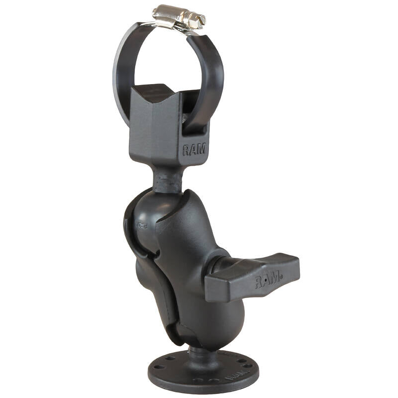 RAM-108-BU RAM® Trolling Motor Stabilizer with Strap Hose Clamp - Short Arm
