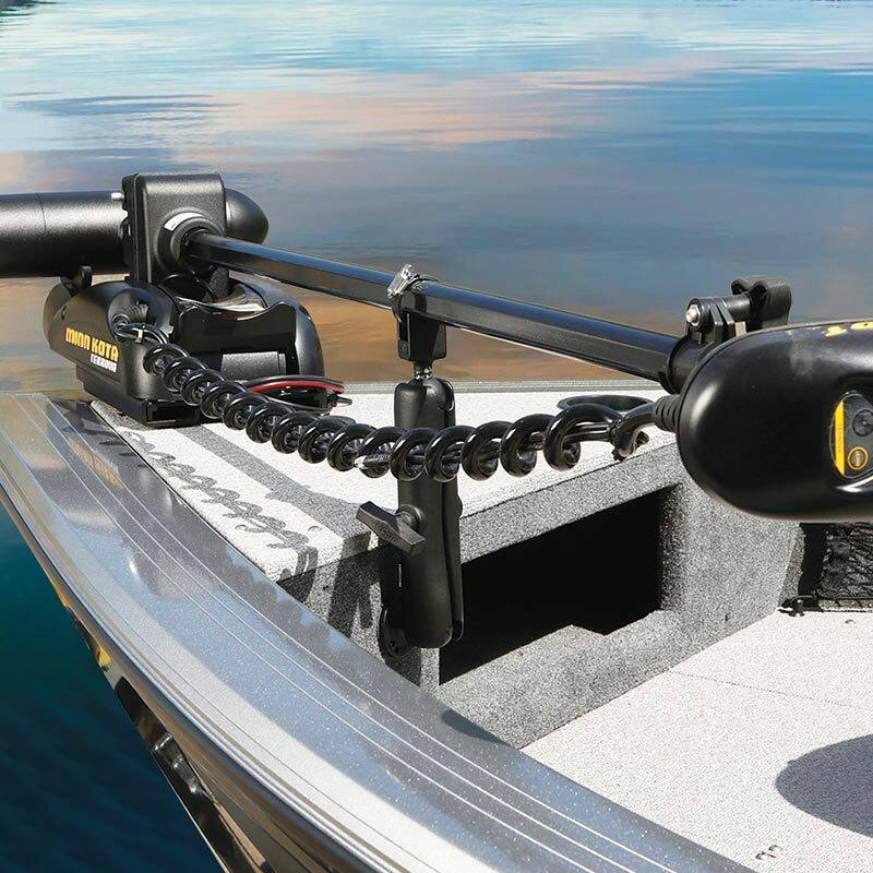 RAM Trolling Motor Stabilizer with Strap Hose Clamp - Medium Arm