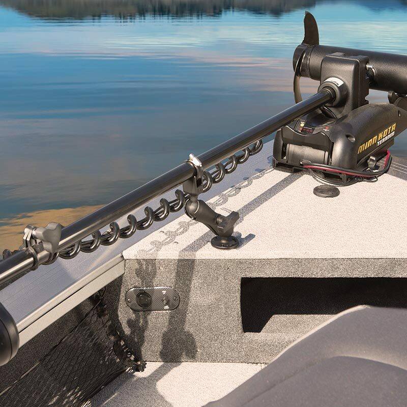 RAM Trolling Motor Stabilizer with Strap Hose Clamp - Medium Arm