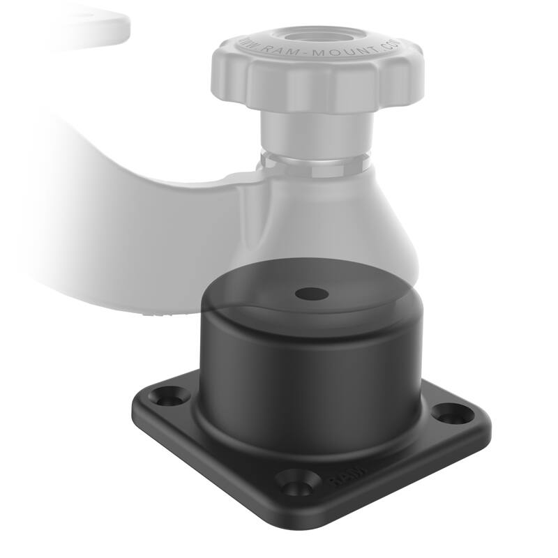 RAM-109H-BU RAM® Horizontal Swing Arm Base with clear curved arm