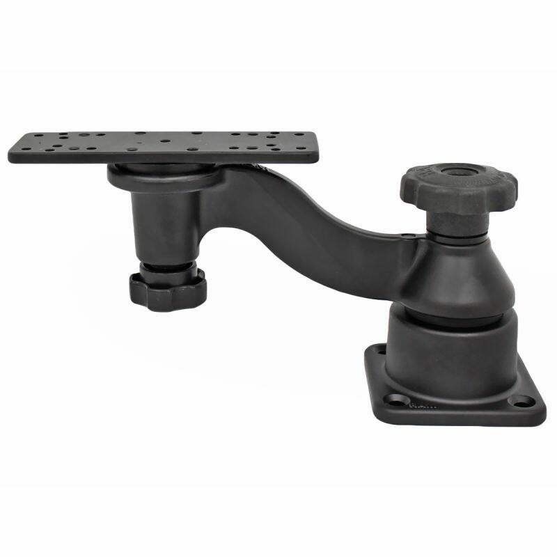 RAM-109HU RAM® Horizontal 6" Swing Arm Mount for Fishfinders & Plotters - no device