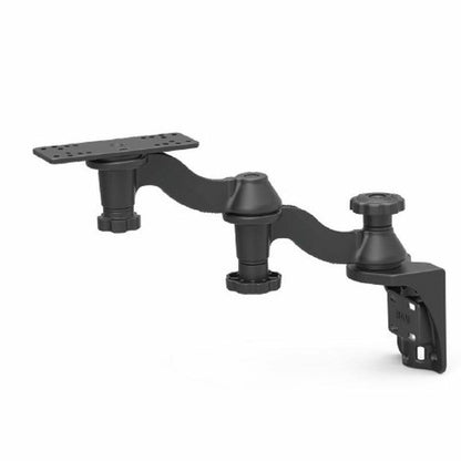RAM Marine Swing Arm - Double with Vertical Base for Fishfinders & Plotters