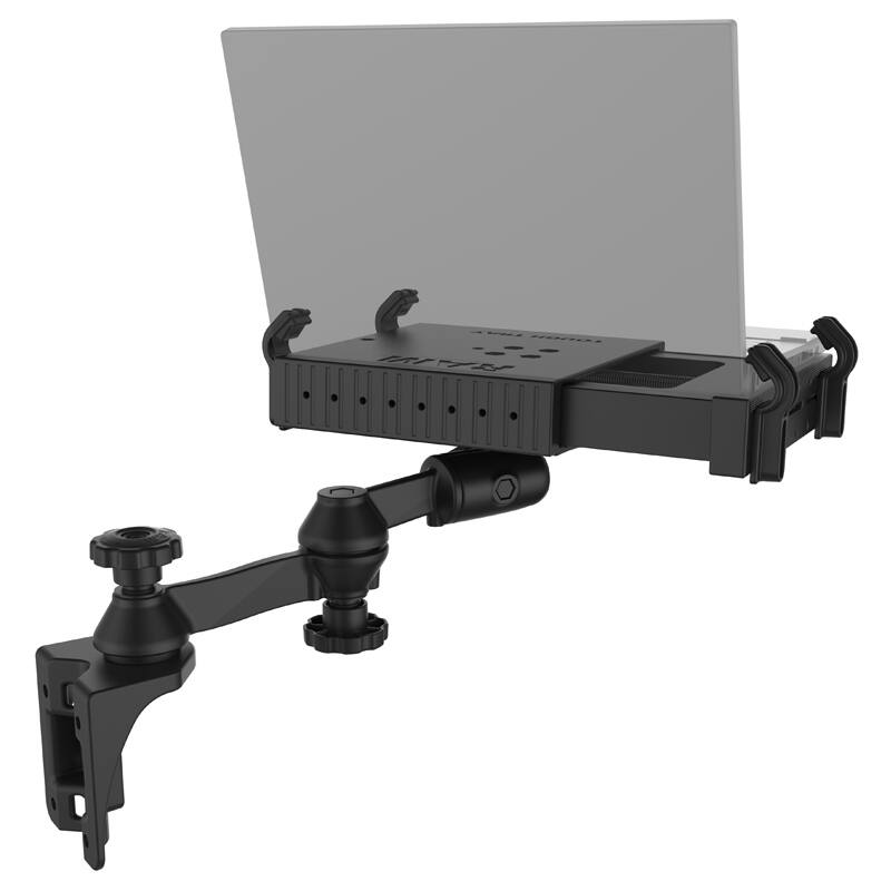 RAM Tough-Tray Universal Laptop Holder with Swing Arm Vertical Mount