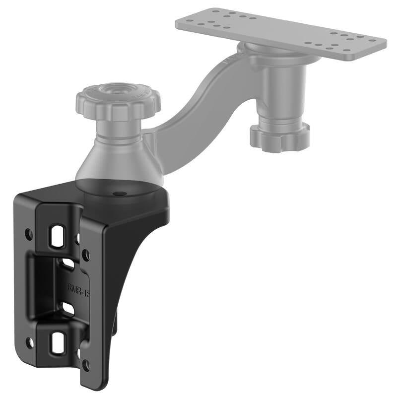RAM-109V-BU RAM® Vertical Swing Arm Base with clear arm and electronics base