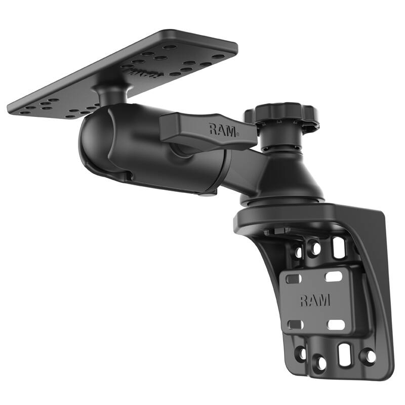 RAM-109VSB RAM® Vertical 6" Swing Arm Mount with Round Ball Adaptor from below