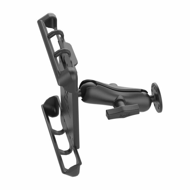RAM-138-TAB8U RAM® Tab-Tite™ Large Tablet Holder with Flat Surface Mount from side